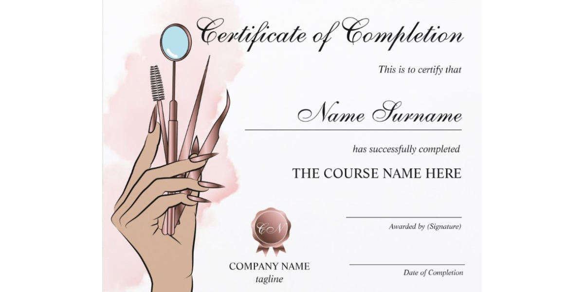 Stylish certificate template with a graphic of a hand. Stylish certificate template with a graphic of a hand.