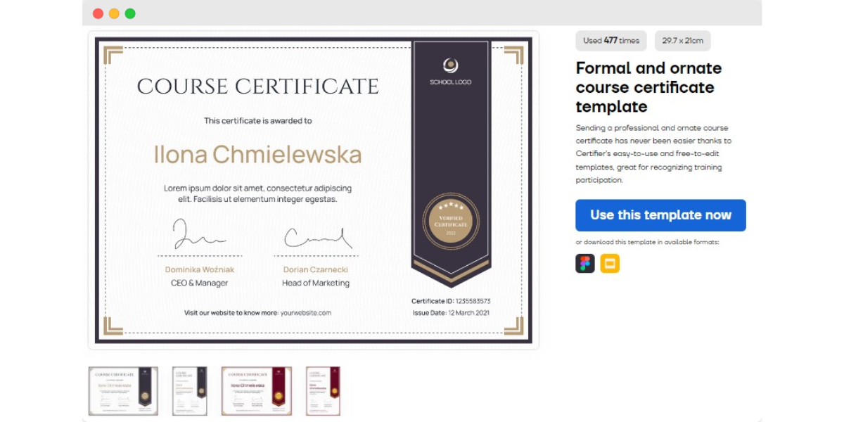 Black and white with golden elements formal online test certificate template. Black and white with golden elements formal online test certificate template.