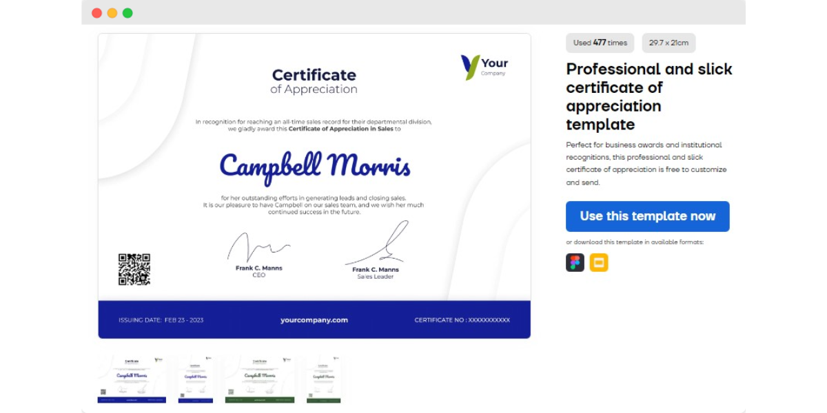 White and blue professional online test certificate template. White and blue professional online test certificate template.