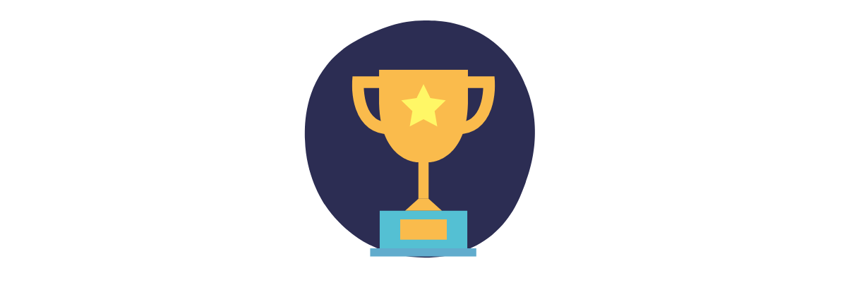 Trophy as a symbol of gamification in schools. Trophy as a symbol of gamification in schools.