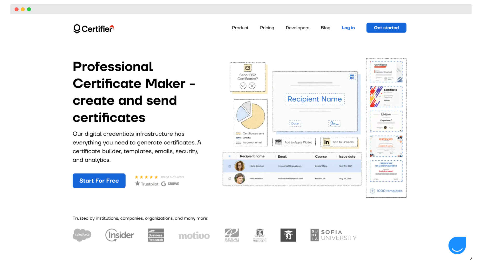 Certifier professsional Canva certificate designer. Certifier professsional Canva certificate designer.