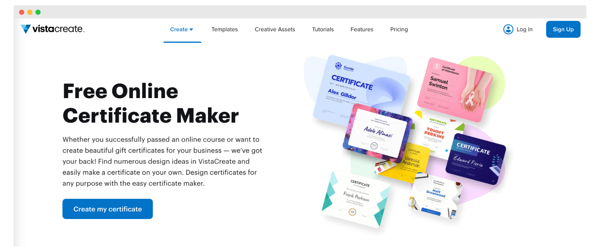 VistaCreate - online certificate maker. VistaCreate - online certificate maker.