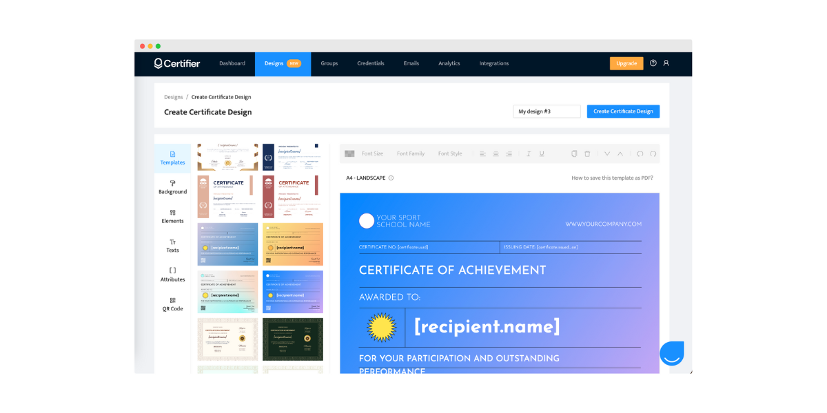 Certifier library of Google Forms certificates templates. Certifier library of Google Forms certificates templates.