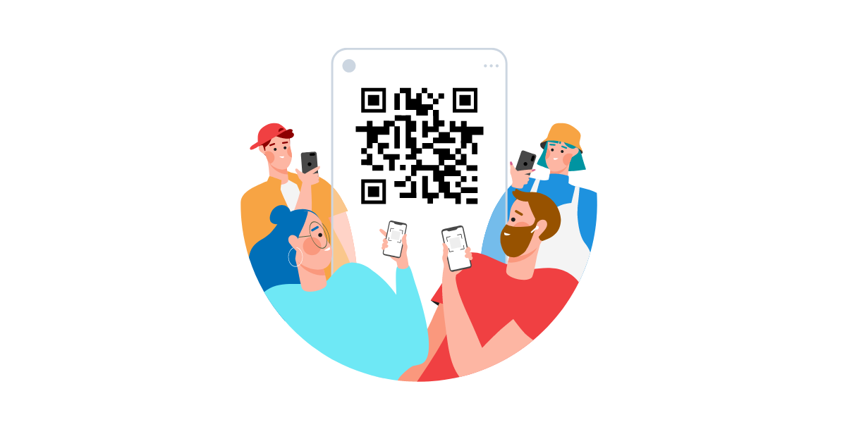 People who are scanning the QR code to see the certificate. People who are scanning the QR code to see the certificate.