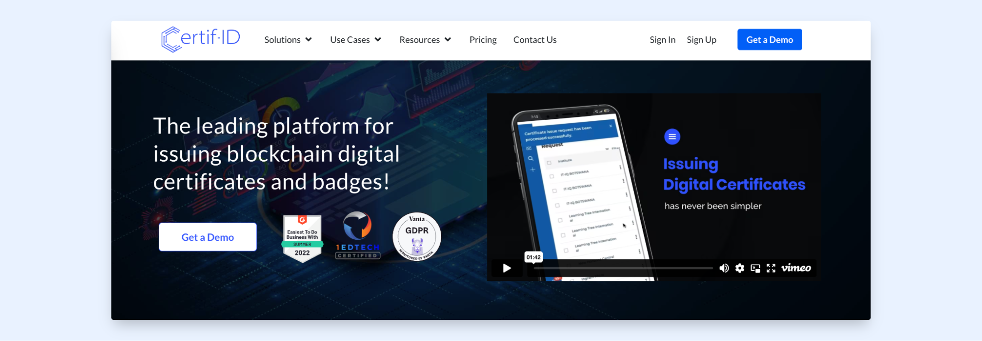 Certif-ID as one of the best digital certificates maker to reward students and employees.