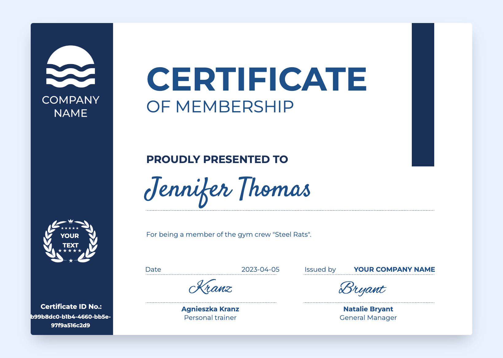Certificate Oof Membership Template Store Emergencydentistry