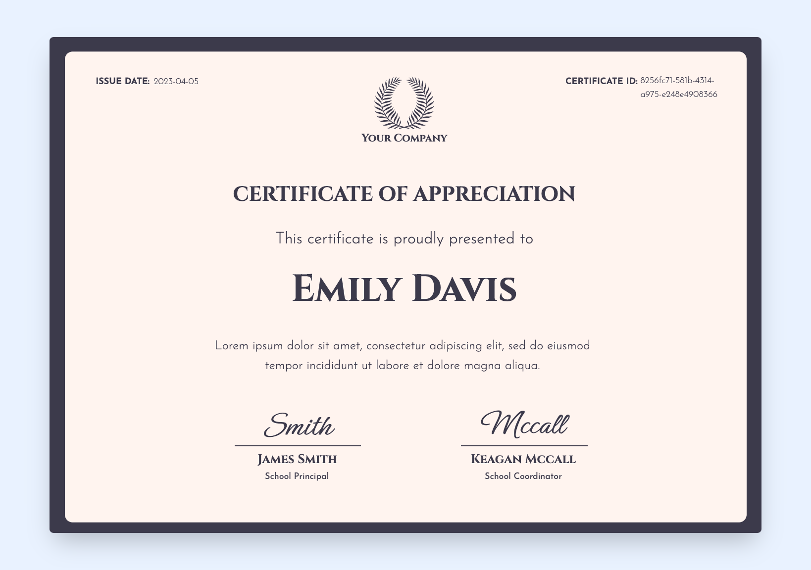 Simple and classic certificate of attendance. Simple and classic certificate of attendance.