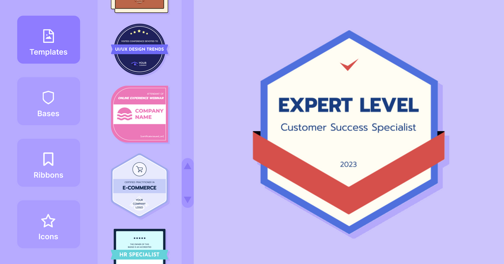 Boost your perfect badge design and usage experience