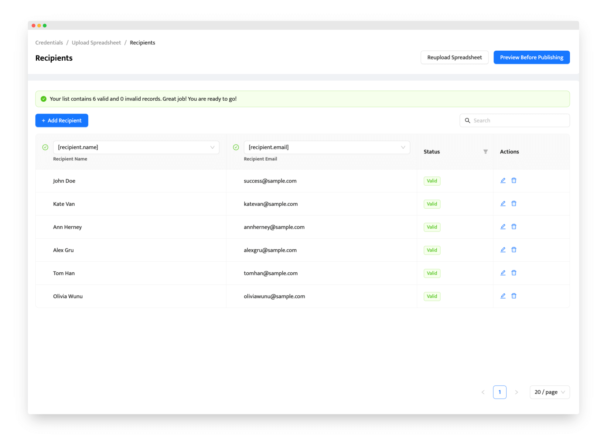 Sending badges in bulk via Certifier. Sending badges in bulk via Certifier.