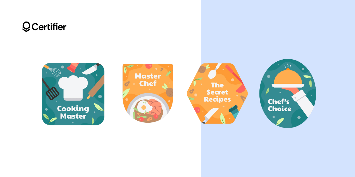 Cooking course badge template ideas. Cooking course badge template ideas.