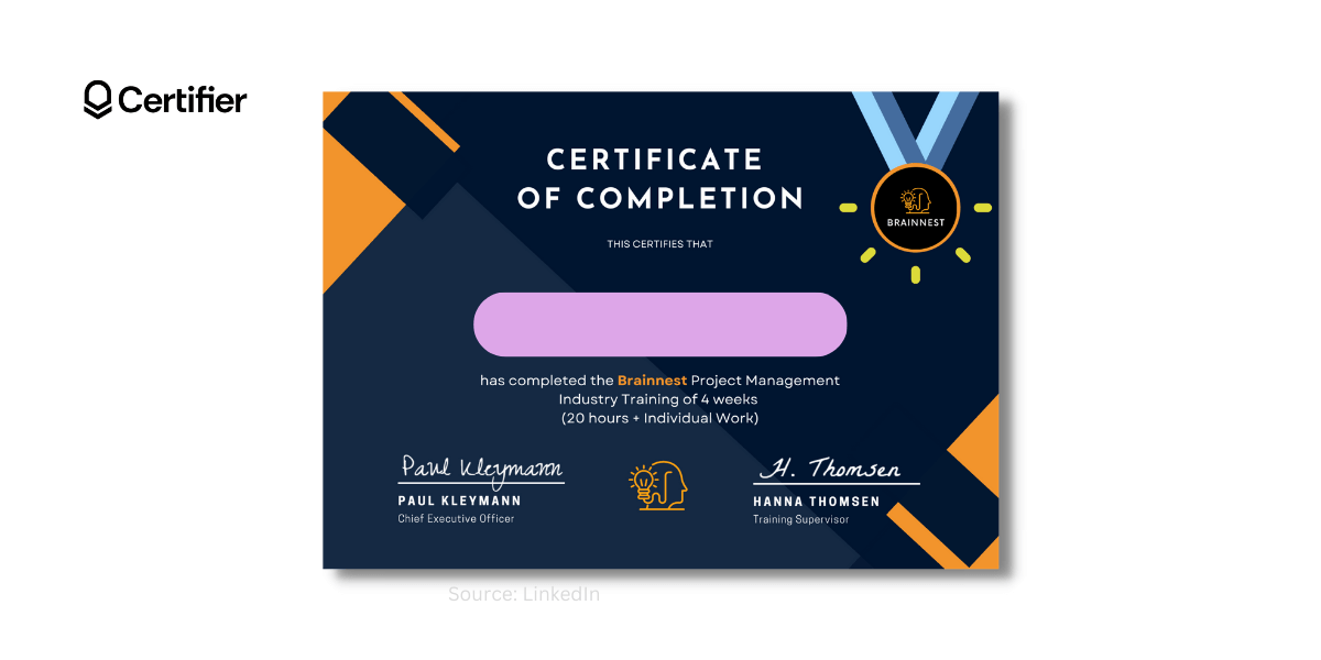 Brainnest course design certificate inspo. Brainnest course design certificate inspo.