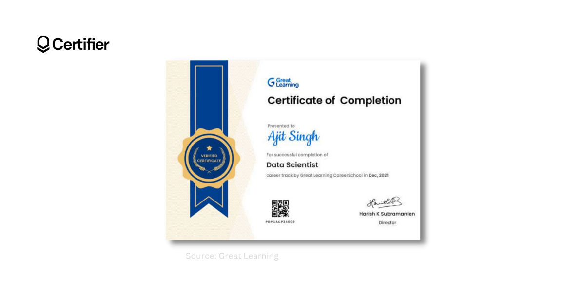 Great Learning certificate design inspiration. Great Learning certificate design inspiration.