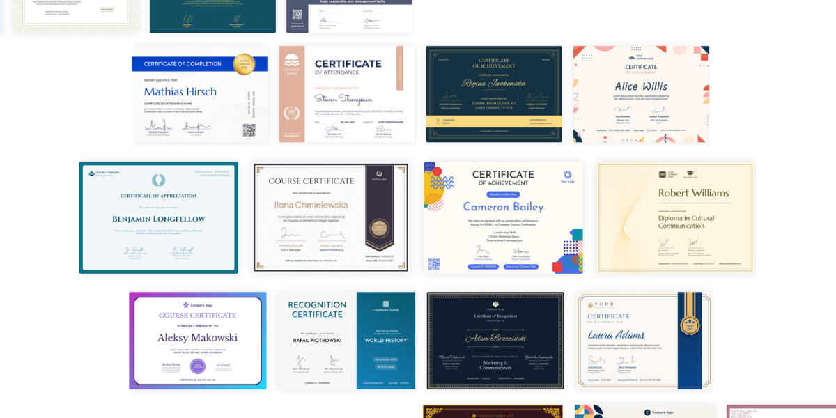 Certifier library of digital credential templates. Certifier library of digital credential templates.