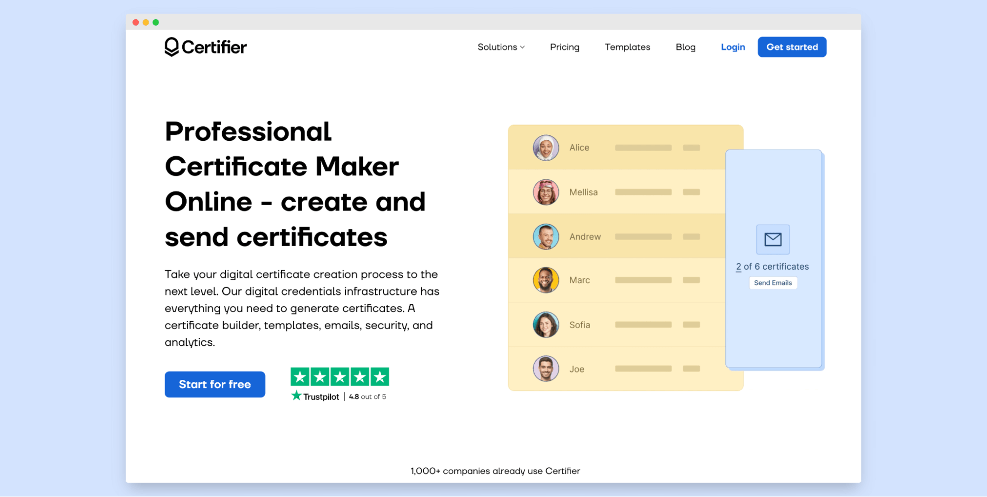 Certifier as best Sertifier alternative. Certifier as best Sertifier alternative.