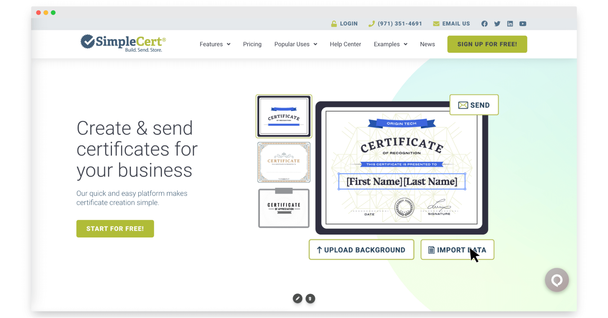 SimpleCert tool for creating certificates. SimpleCert tool for creating certificates.