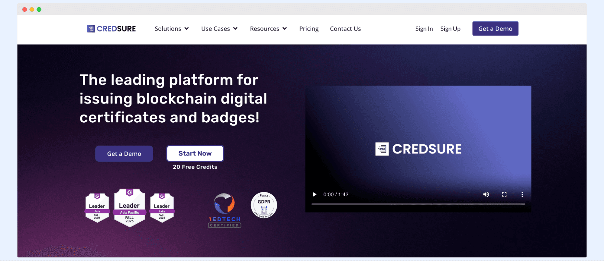CredSure page as an alternative to CertifyMe. CredSure page as an alternative to CertifyMe.
