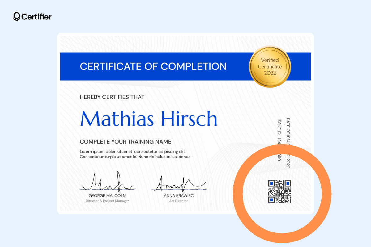 Safety features in certificate maker for continuing medical education (CME). Safety features in certificate maker for continuing medical education (CME).
