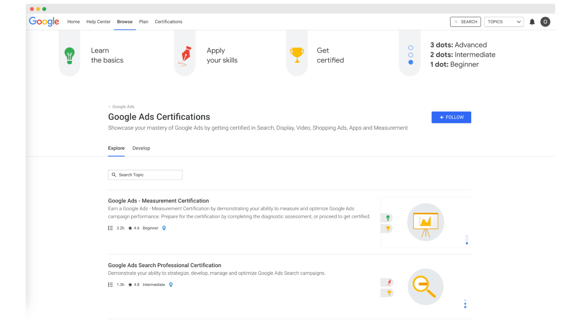 Google Skillshop tests to master marketing skills. Google Skillshop tests to master marketing skills.