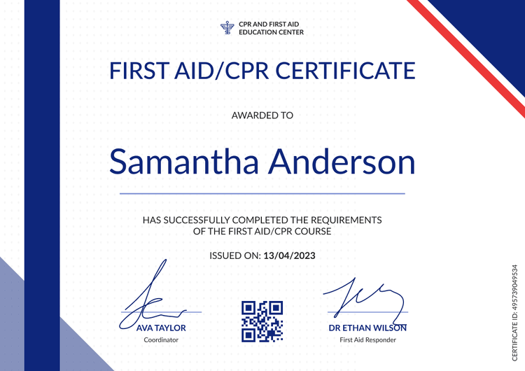 Free First-Aid Certificate Templates - Download & Edit - Certifier free-first-aid-certificate-templates-download-edit-certifier