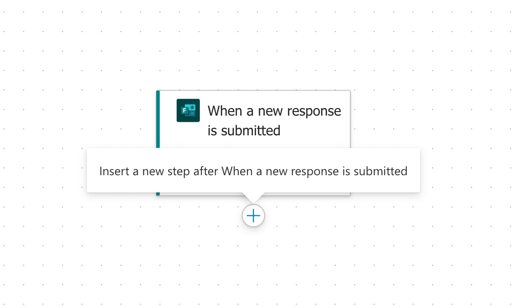 Inserting a new step after Inserting a new step after