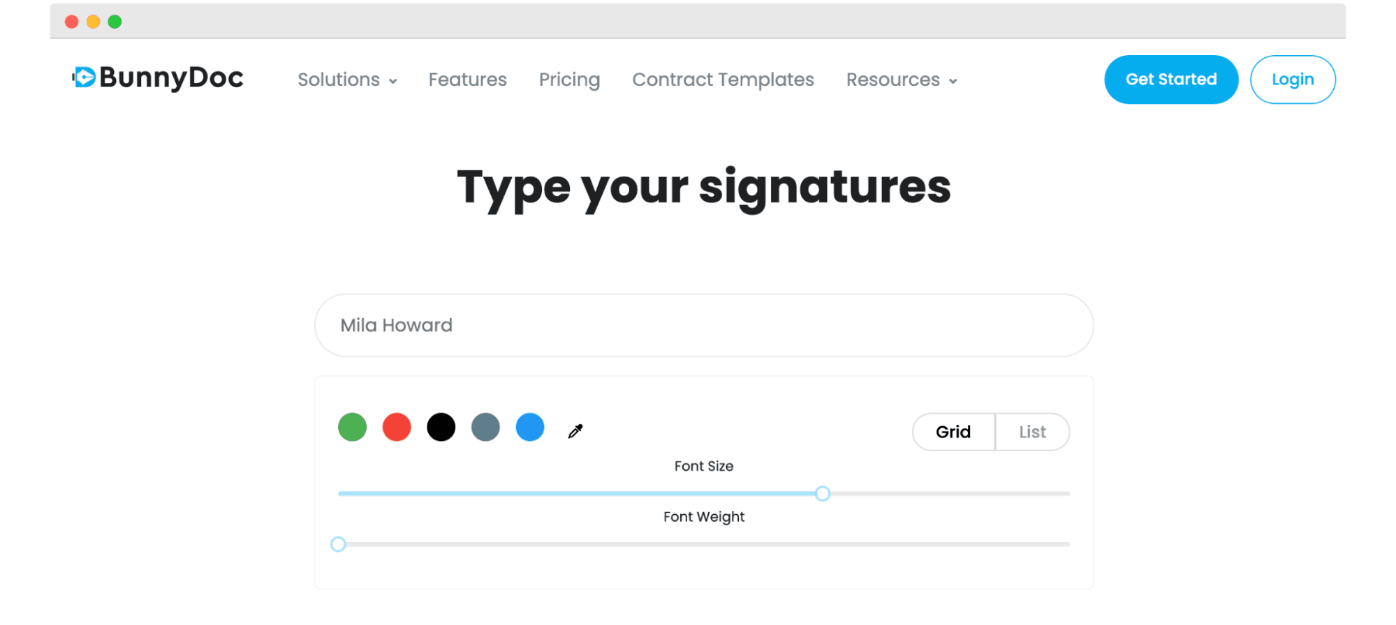 BunnyDoc easy to use signature creator. BunnyDoc easy to use signature creator.