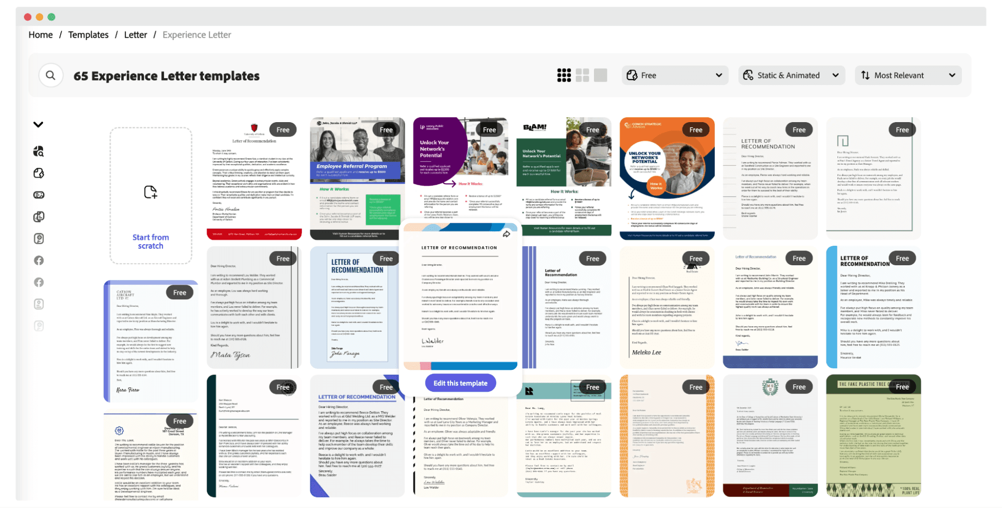 Adobe Express experience letter templates. Adobe Express experience letter templates.