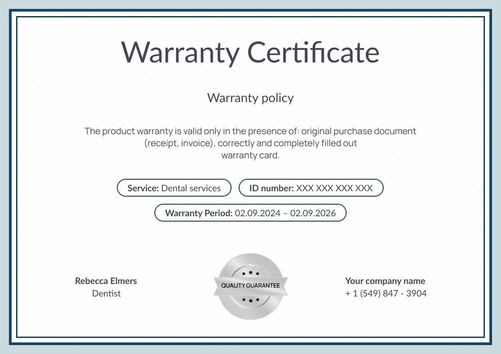 professional-and-simple-warranty-certificate-template