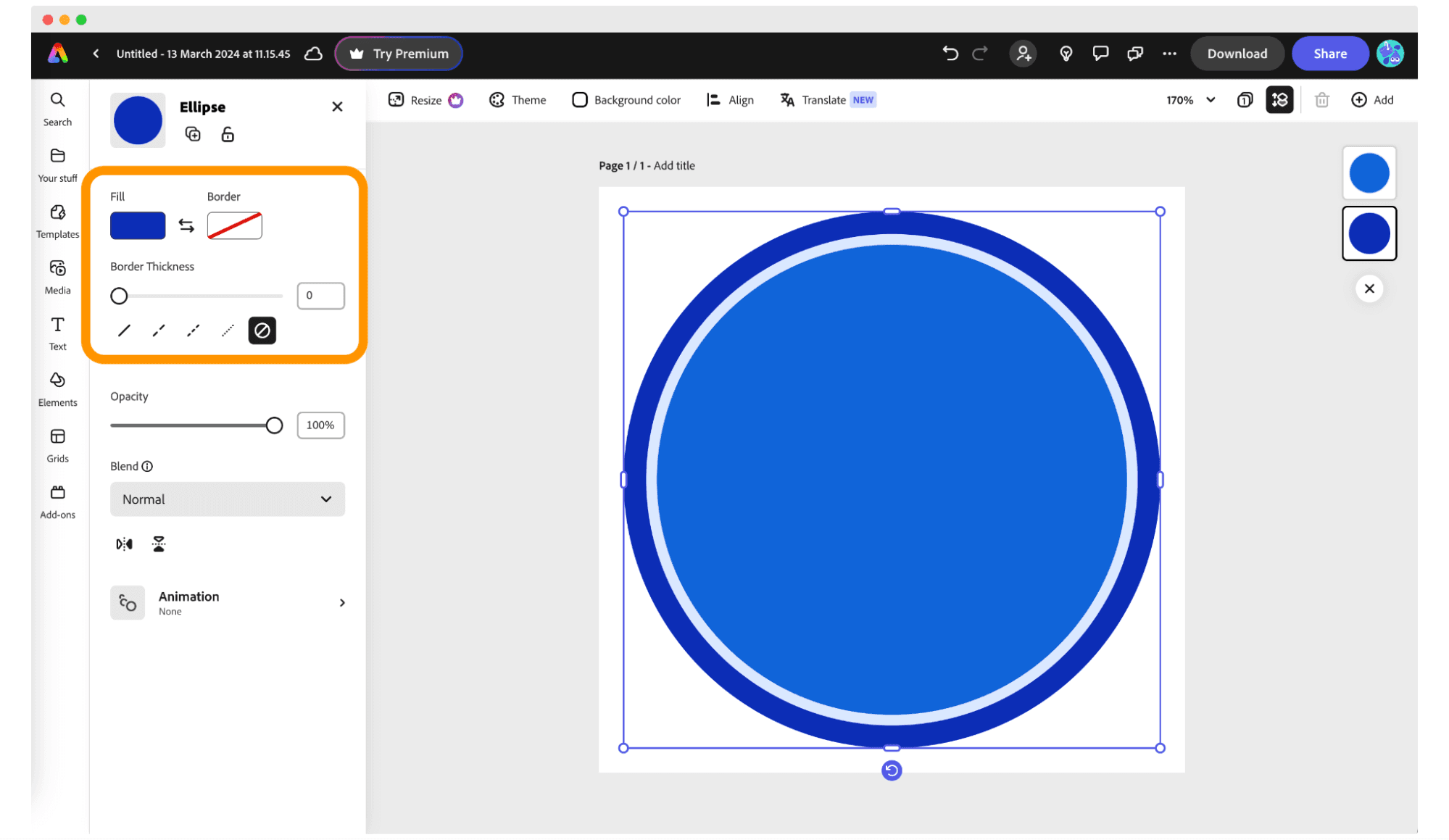 Making layers and shades on the Adobe badge. Making layers and shades on the Adobe badge.