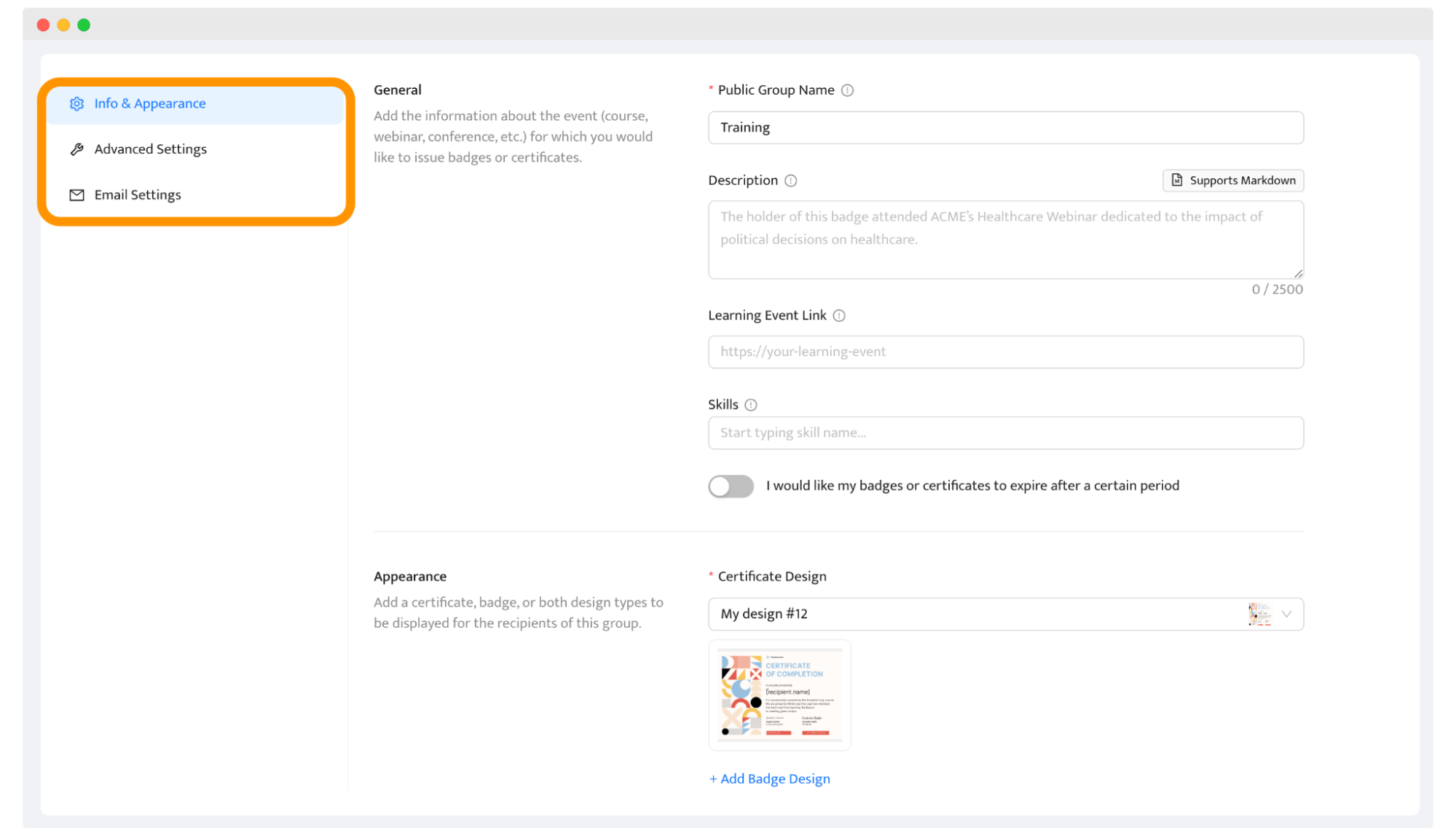 Setting up a group of personalized certificate recipients to automate the process. Setting up a group of personalized certificate recipients to automate the process.