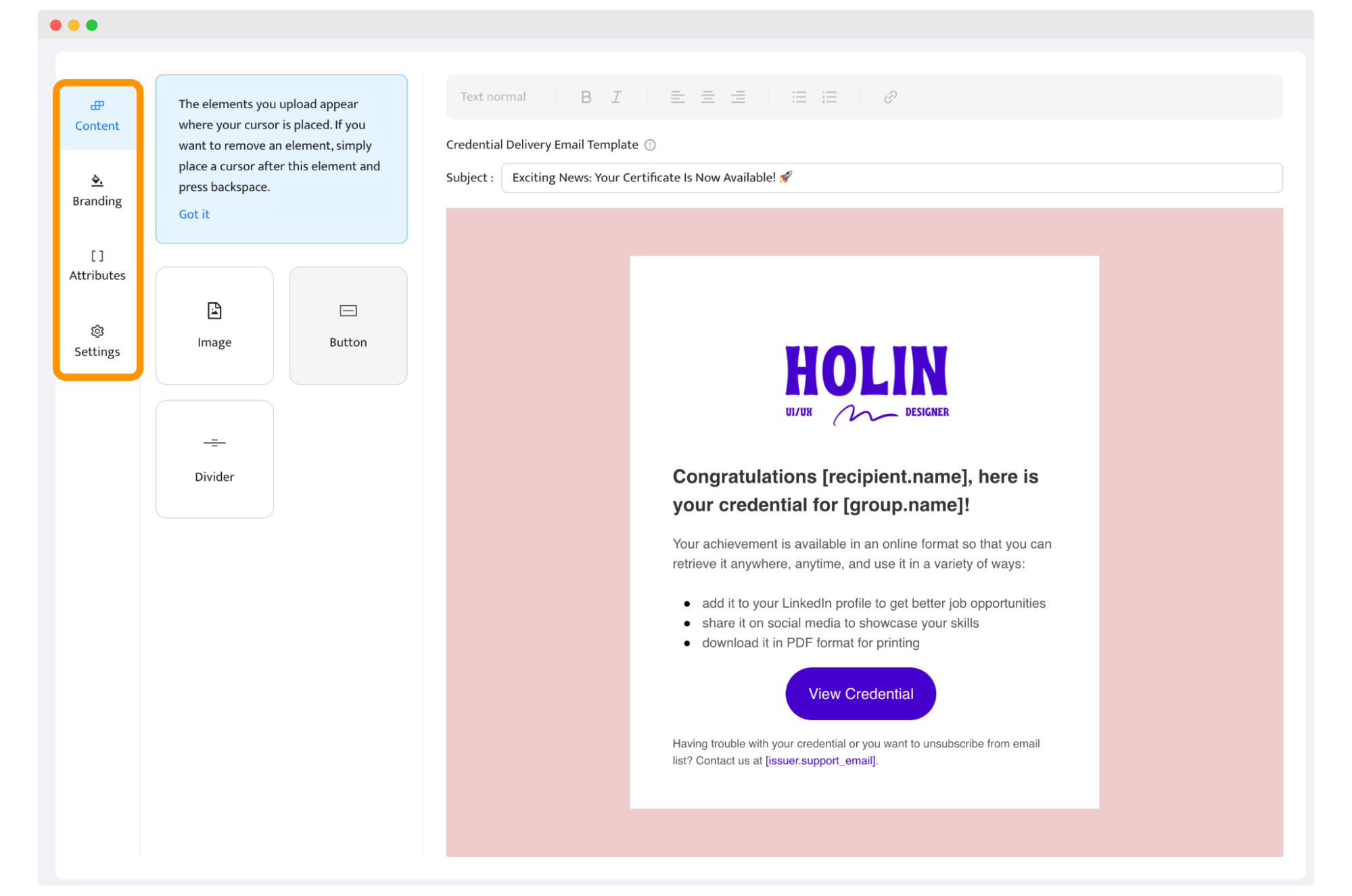 Setting up branded emails for personalized certificates in the Certifier bulk certificate generator. Setting up branded emails for personalized certificates in the Certifier bulk certificate generator.