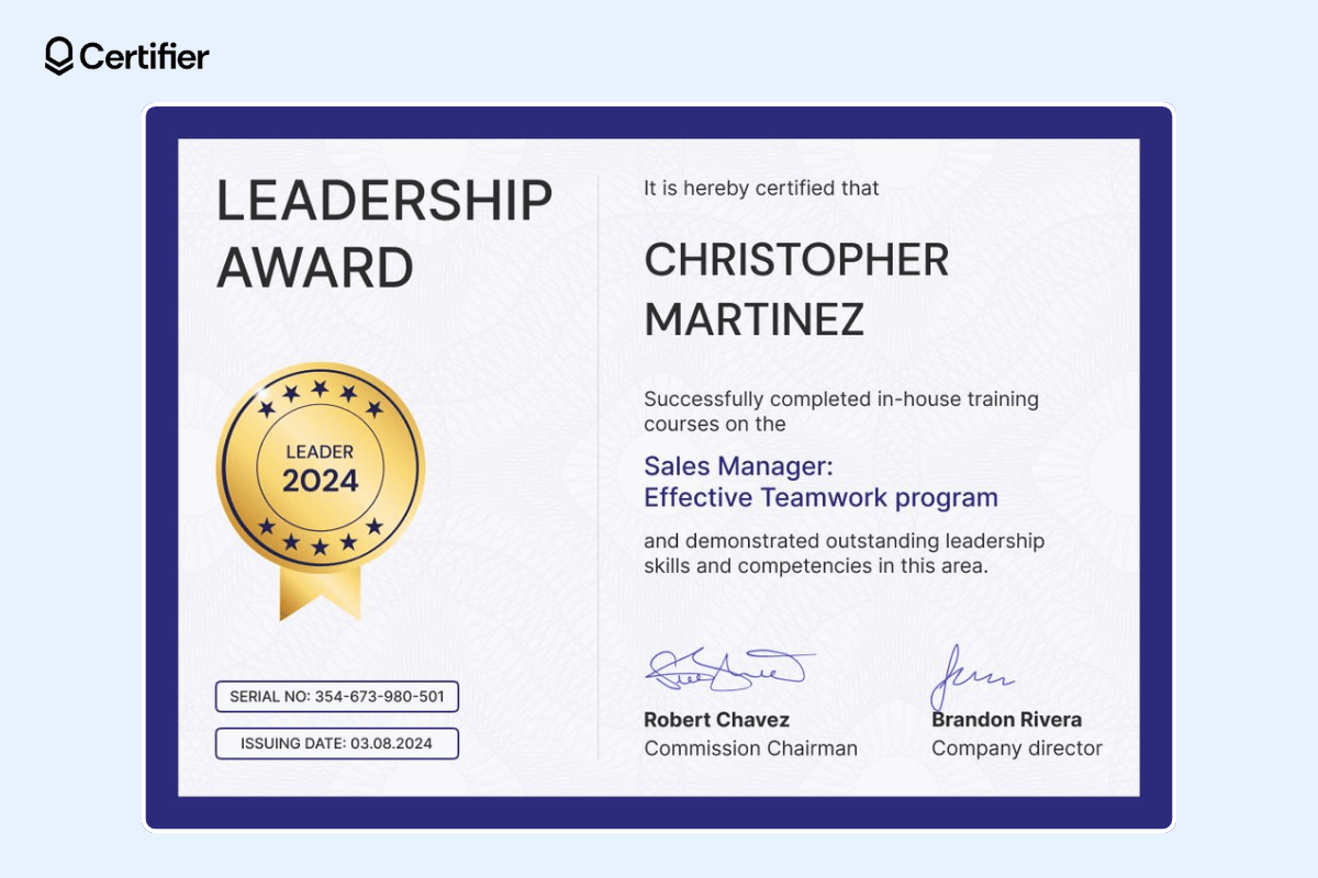 Leadership training template with dark border and organized layout. Leadership training template with dark border and organized layout.
