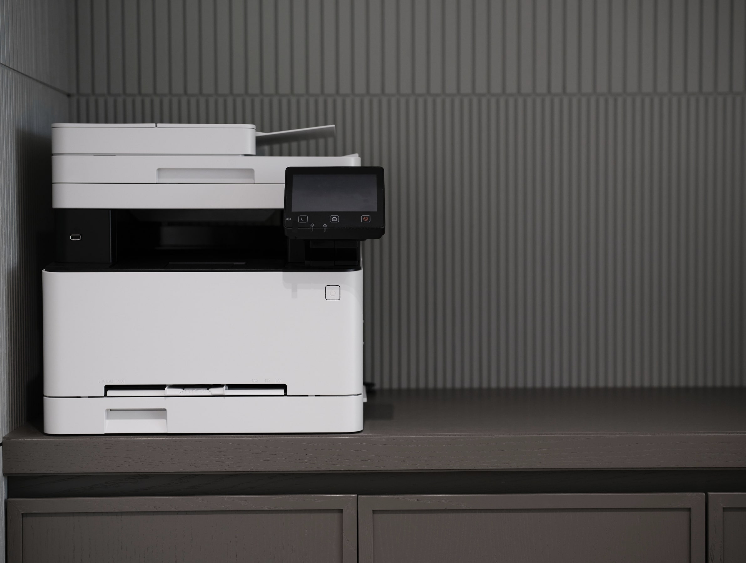 A printer for printing certificates. A printer for printing certificates.