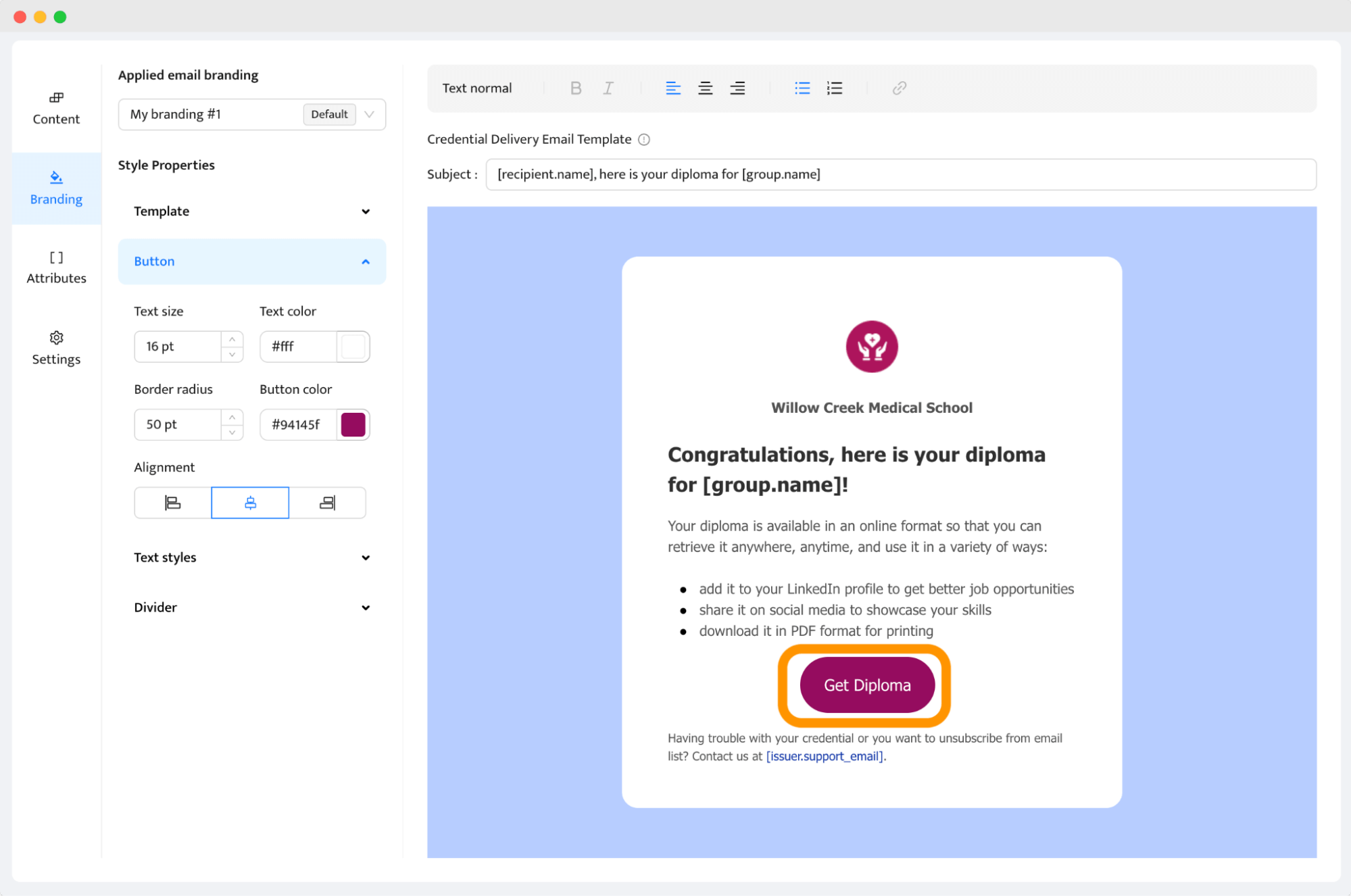 Certifier diploma generator free with creating customizable email template that links to the diploma page. Certifier diploma generator free with creating customizable email template that links to the diploma page.