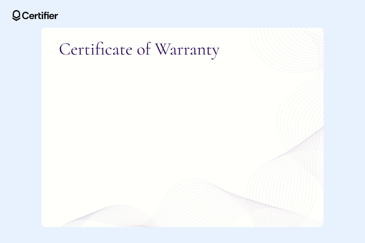 Blank certificate background design editable with white wavy lines on a light grey background. Blank certificate background design editable with white wavy lines on a light grey background.