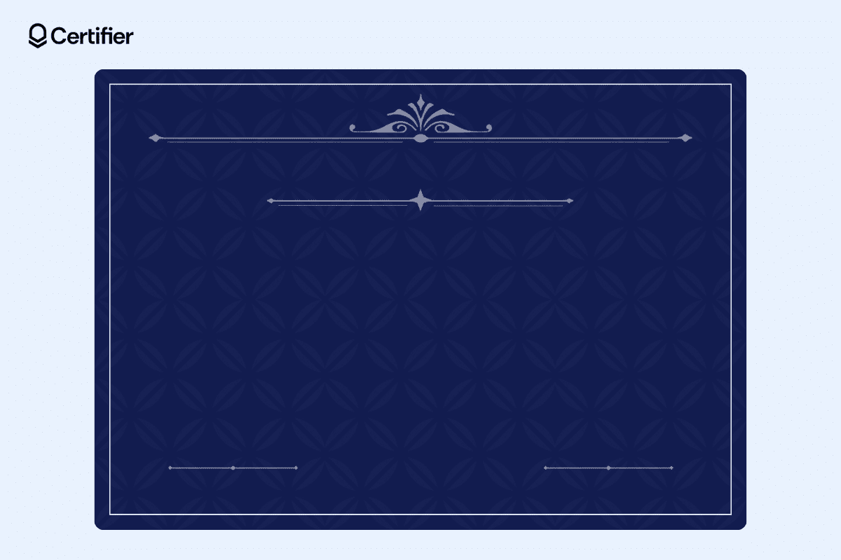Abstract background for certificates png with a dark blue pattern of interlocking circles Abstract background for certificates png with a dark blue pattern of interlocking circles