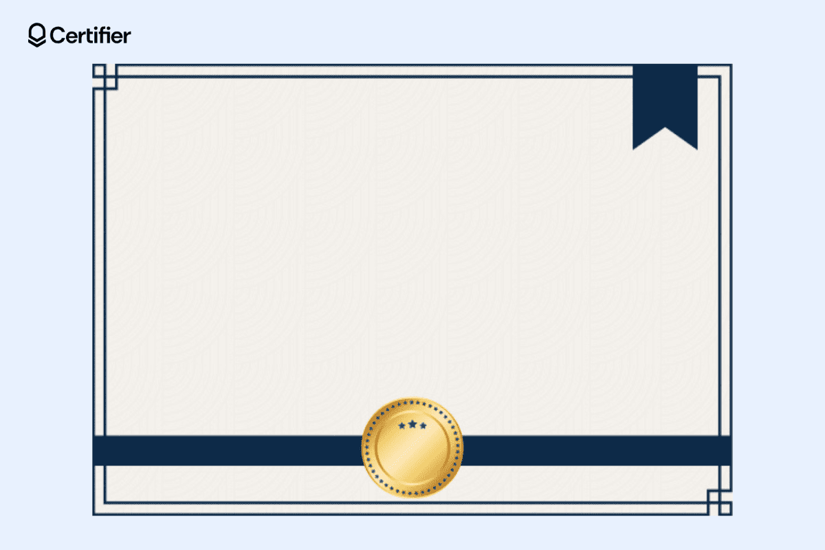 Certificate background design free download with a beige and white overlapping arch pattern. Certificate background design free download with a beige and white overlapping arch pattern.