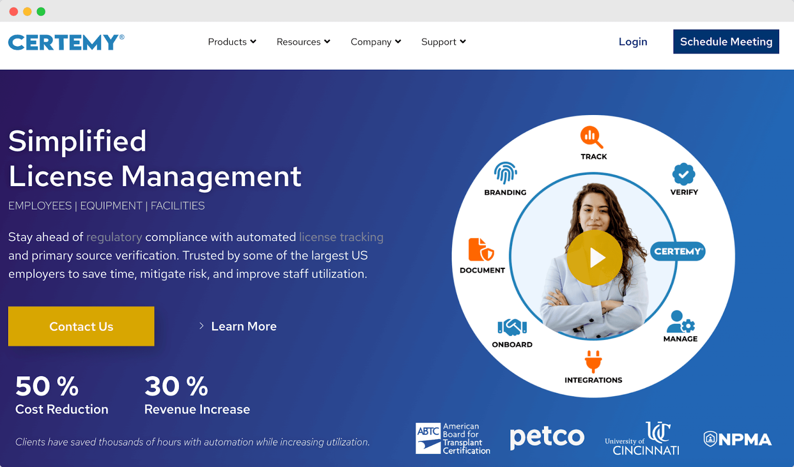Certemy homepage in our certification software reviews. Certemy homepage in our certification software reviews.