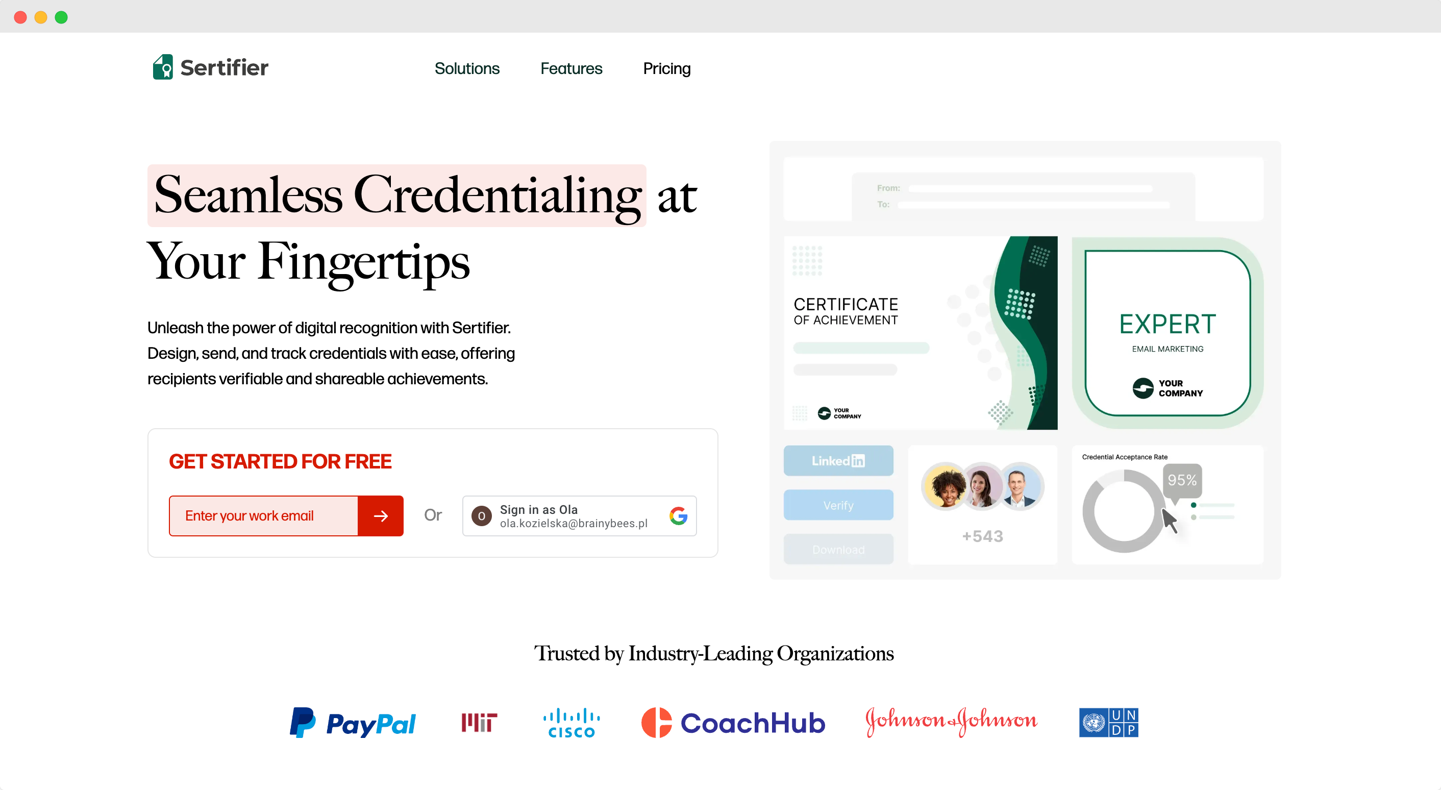 Sertifier professional certification boards homepage. Sertifier professional certification boards homepage.