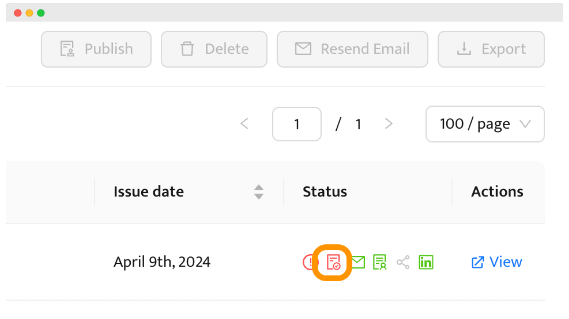 Credential management dashboard showing expiration date icon and statuses, relevant to digital badges in education. Credential management dashboard showing expiration date icon and statuses, relevant to digital badges in education.