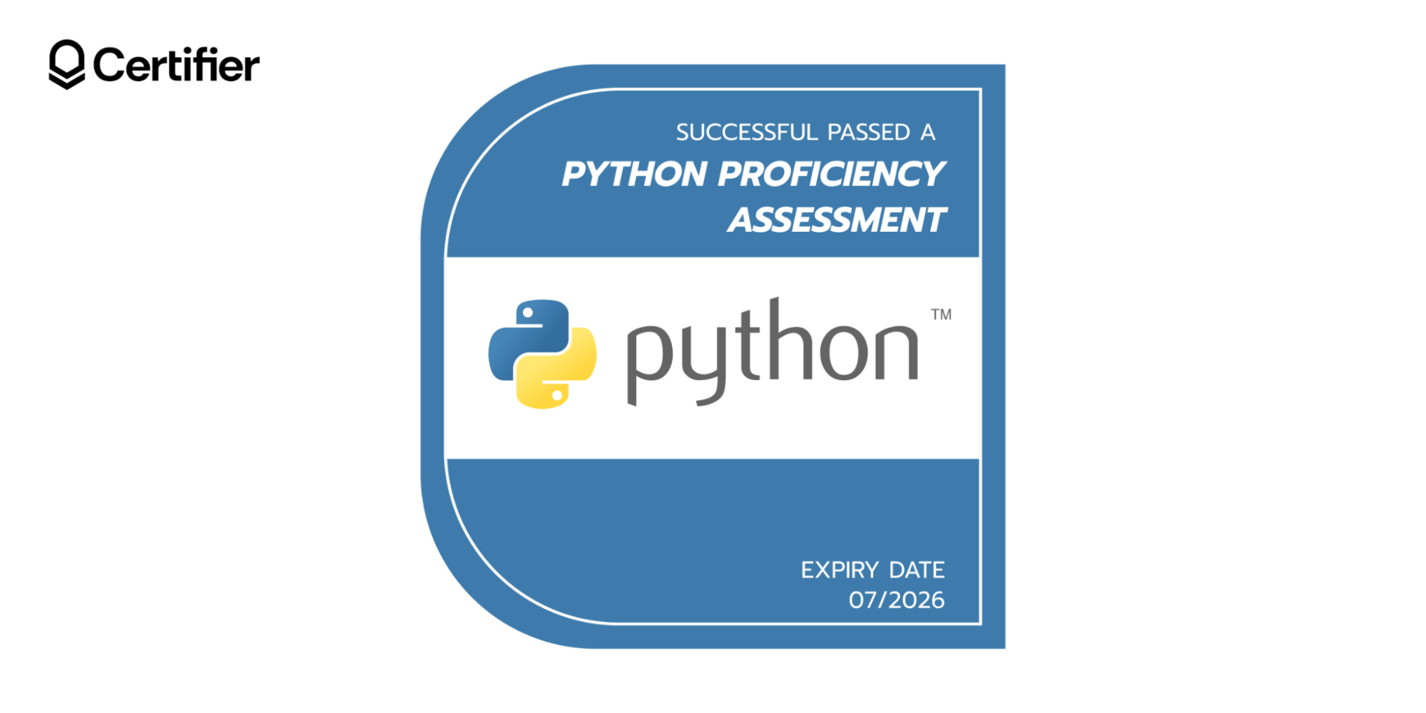 A Certifier badge titled A Certifier badge titled