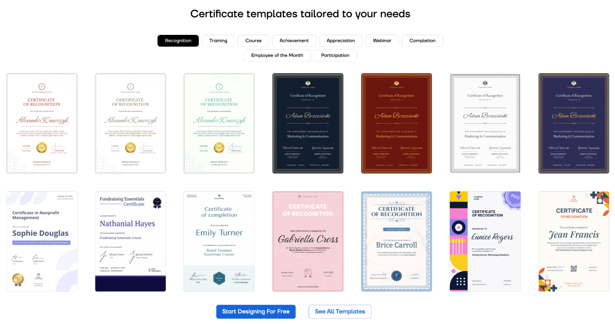 Certifier's certificate templates provide an Accredible alternative for educational institutions and sales teams, offering users the ability to issue digital credentials with basic features and customizable certificates. Certifier's certificate templates provide an Accredible alternative for educational institutions and sales teams, offering users the ability to issue digital credentials with basic features and customizable certificates.
