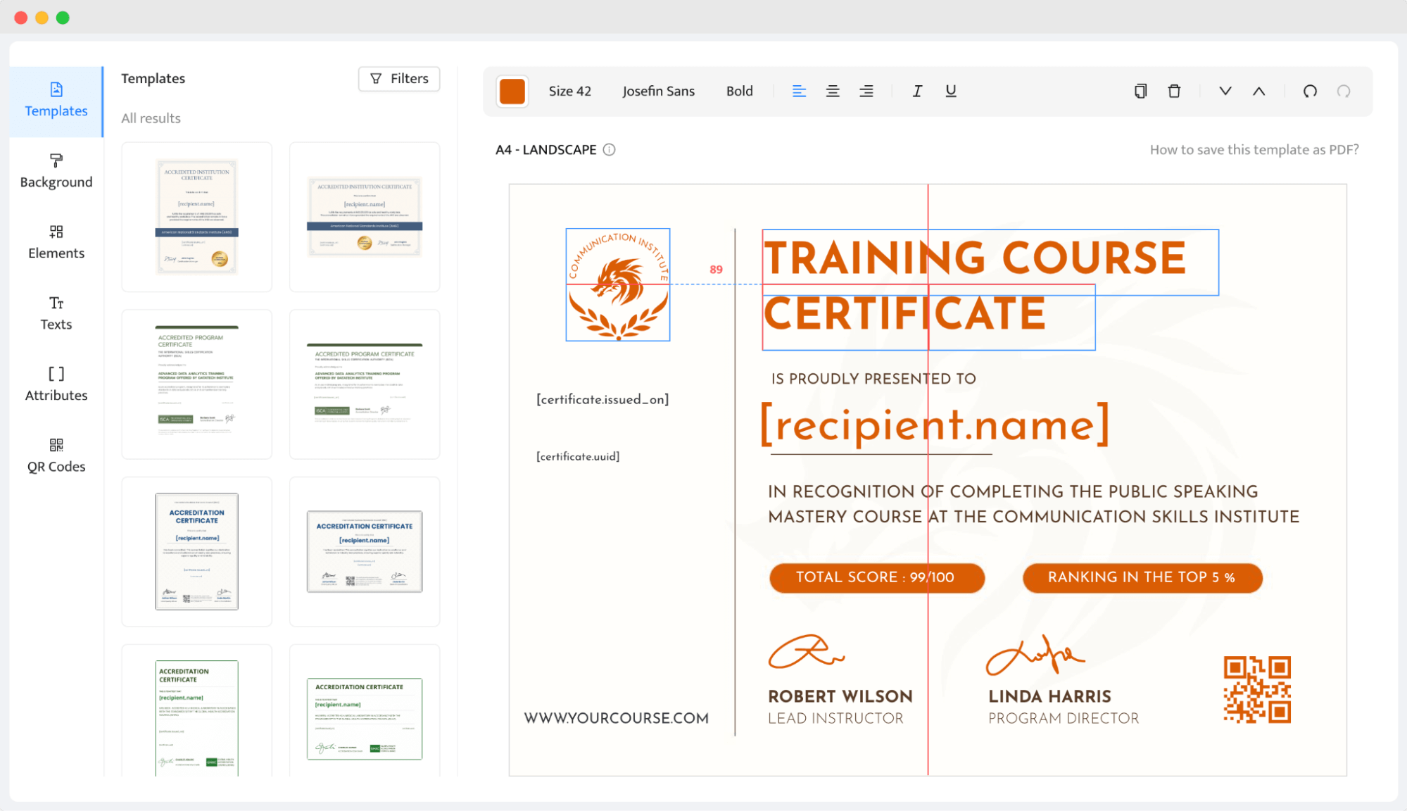 Certifier's homepage offers a professional certificate maker as one of Accredible competitors, featuring digital credential issuance, advanced integrations, and cost-effective plans for users. Certifier's homepage offers a professional certificate maker as one of Accredible competitors, featuring digital credential issuance, advanced integrations, and cost-effective plans for users.