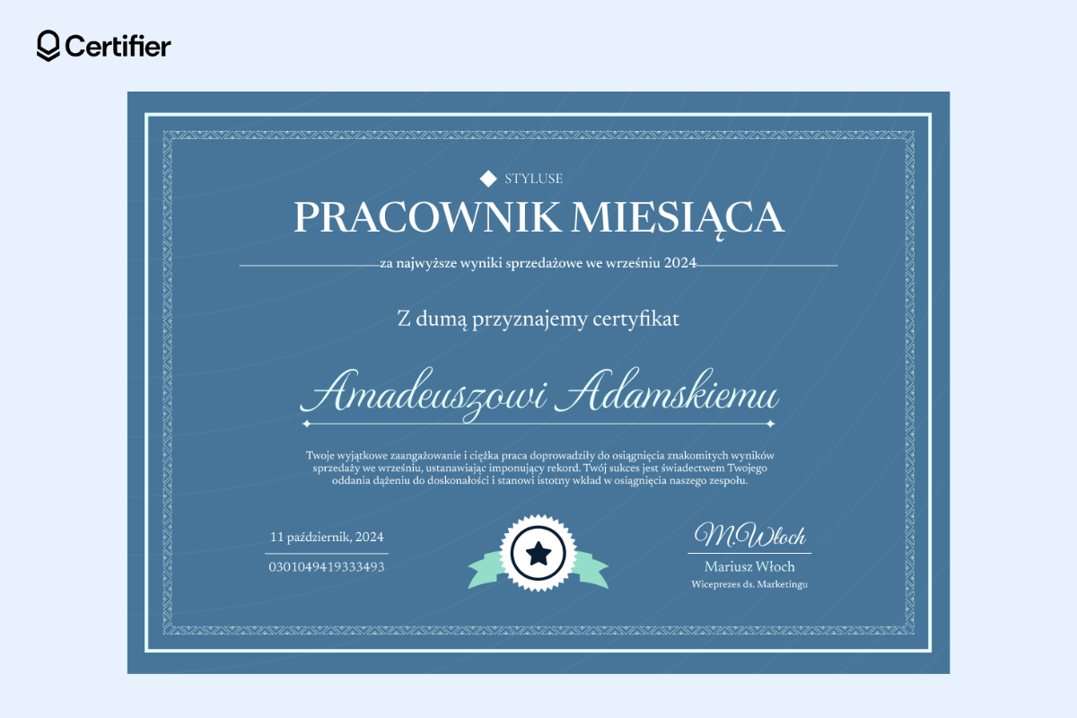 Tradycyjny i formalny szablon - pracownik miesiąca dyplom. Tradycyjny i formalny szablon - pracownik miesiąca dyplom.