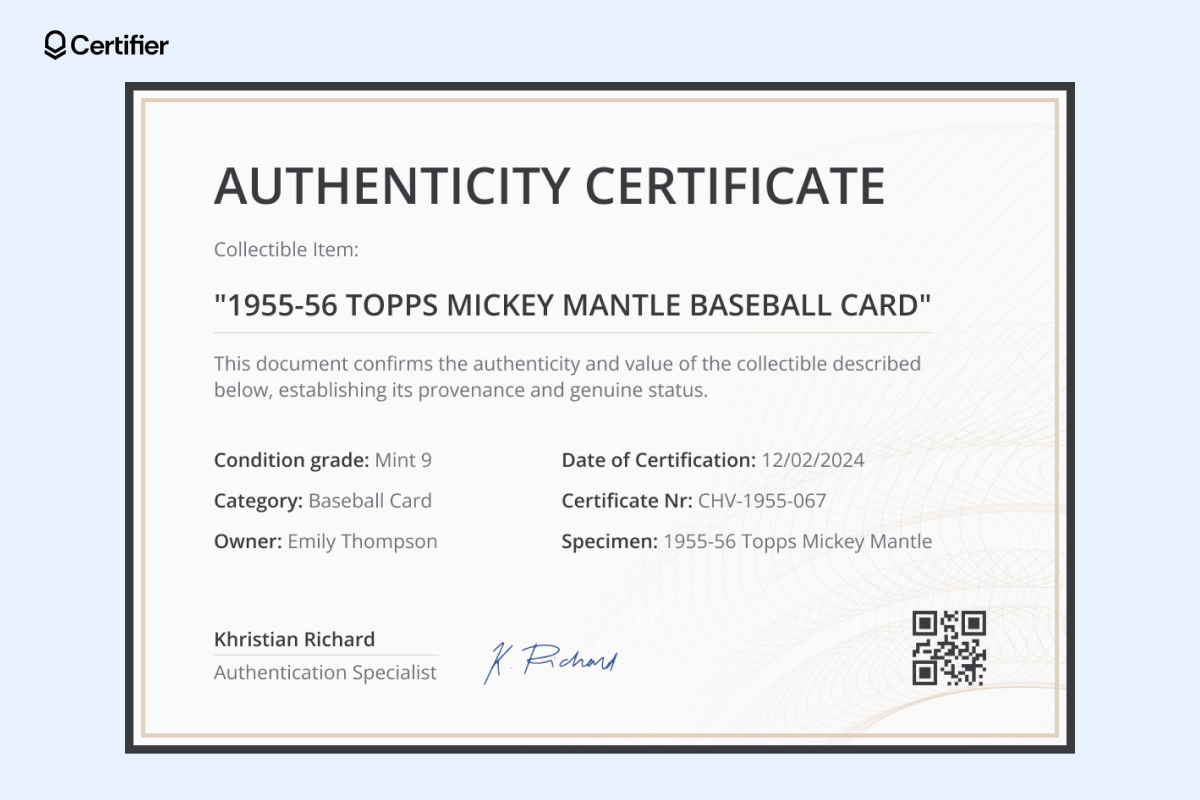 A certificate of authenticity art template confirming its provenance and collectible status. A certificate of authenticity art template confirming its provenance and collectible status.