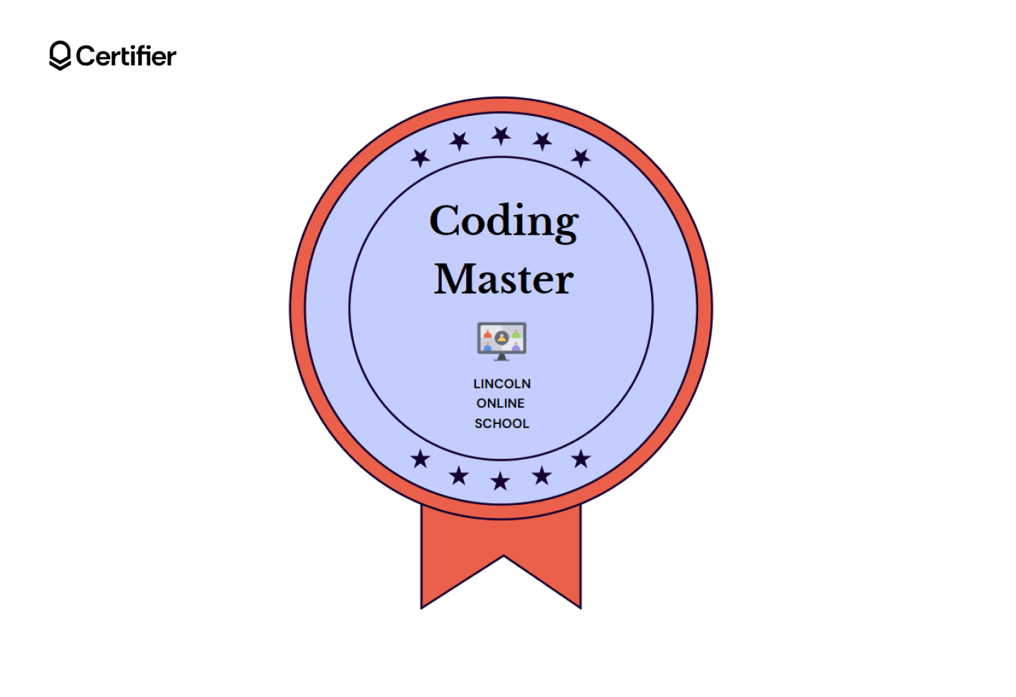 The example of digital badges for students Google Classroom. It’s a Coding Master badge awarded by an online school. The example of digital badges for students Google Classroom. It’s a Coding Master badge awarded by an online school.