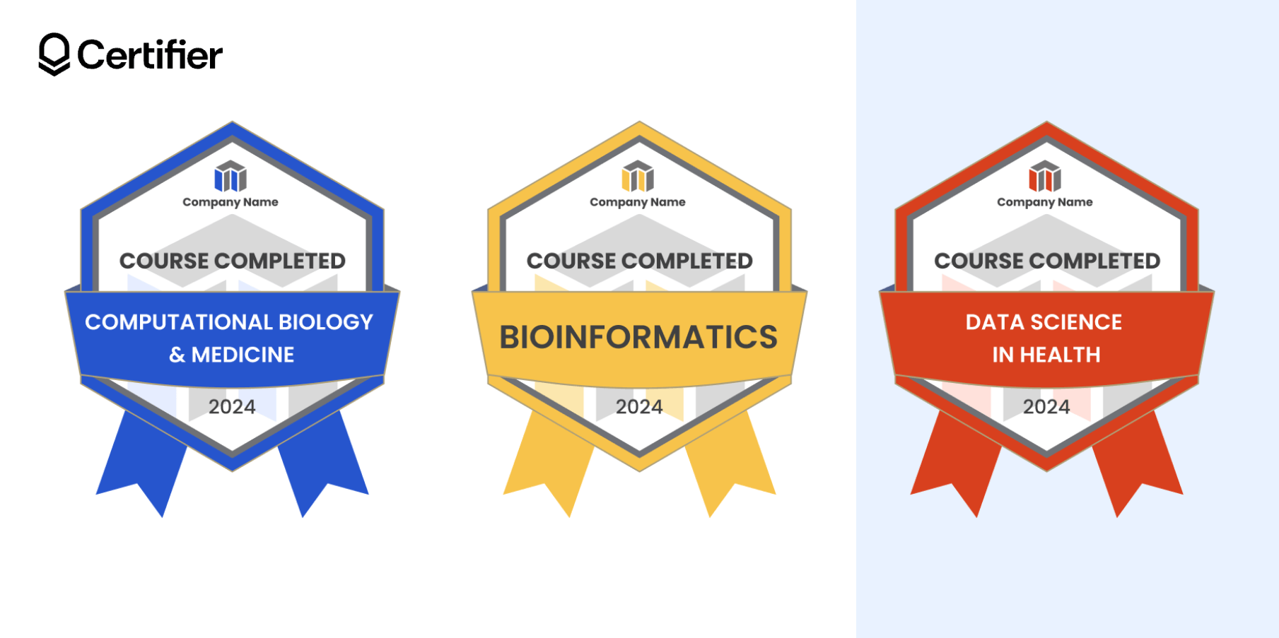 LinkedIn learning badges course completion in Computational Biology, Bioinformatics, and Data Science in Health. LinkedIn learning badges course completion in Computational Biology, Bioinformatics, and Data Science in Health.