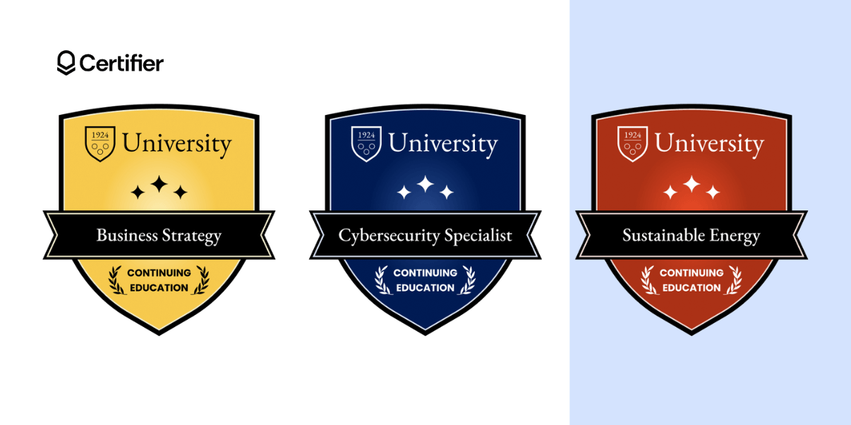 School badge sample that is suitable for schools and universities; available in yellow, blue, and red. School badge sample that is suitable for schools and universities; available in yellow, blue, and red.