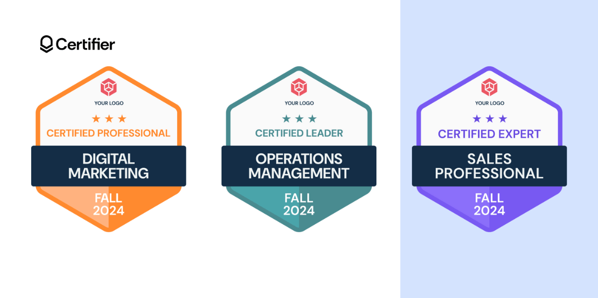 Employee recognition images in purple, green, and orange; these employee badges recognize the employees’ roles and leave you space for branding. Employee recognition images in purple, green, and orange; these employee badges recognize the employees’ roles and leave you space for branding.