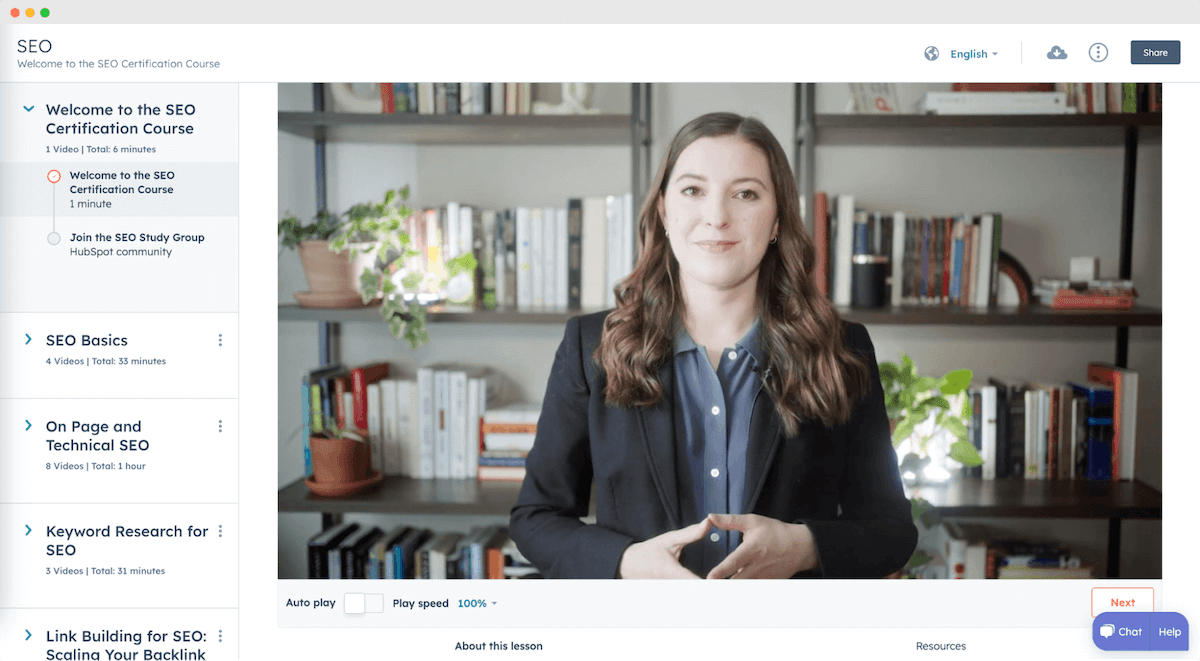 A woman presenting an SEO certification course with modules on SEO basics and keyword research, ideal for earning an SEO certification free. A woman presenting an SEO certification course with modules on SEO basics and keyword research, ideal for earning an SEO certification free.