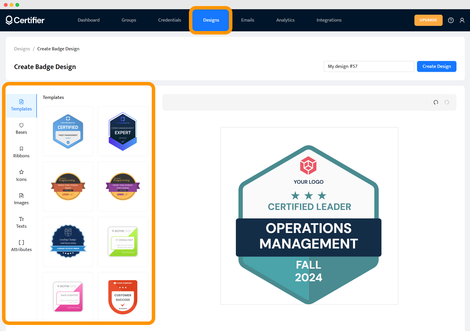 Choosing a template for micro credentials and digital badges in higher education in Certifier. Choosing a template for micro credentials and digital badges in higher education in Certifier.